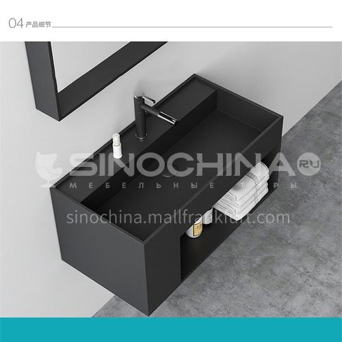 Artifical stone bathroom cabinet     wall-hung basin  DP919